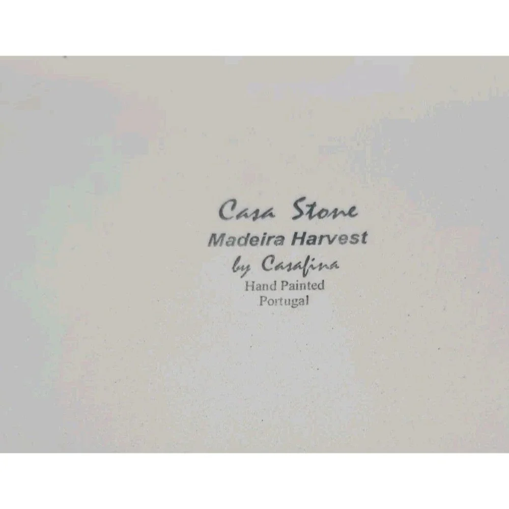 Casa Stone Madeira Harvest by Casafina  Serving Bowl Pale Yellow Bowl 11inches